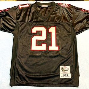 Deion Sanders Atlanta Falcons 1990 Mitchell & Ness Throwback.